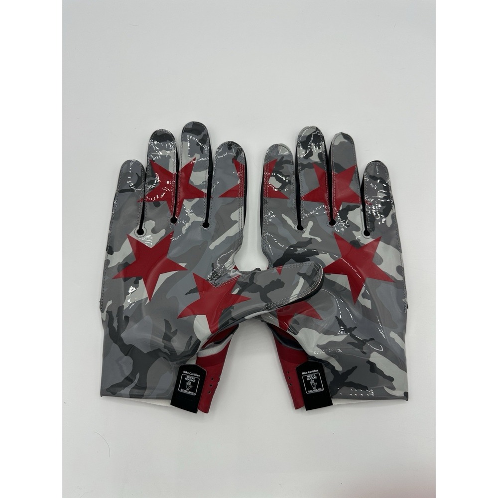 Nike Vapor Fly Hyperfuse Football Gloves 2XL Camo Sample GF0106-691 Rare